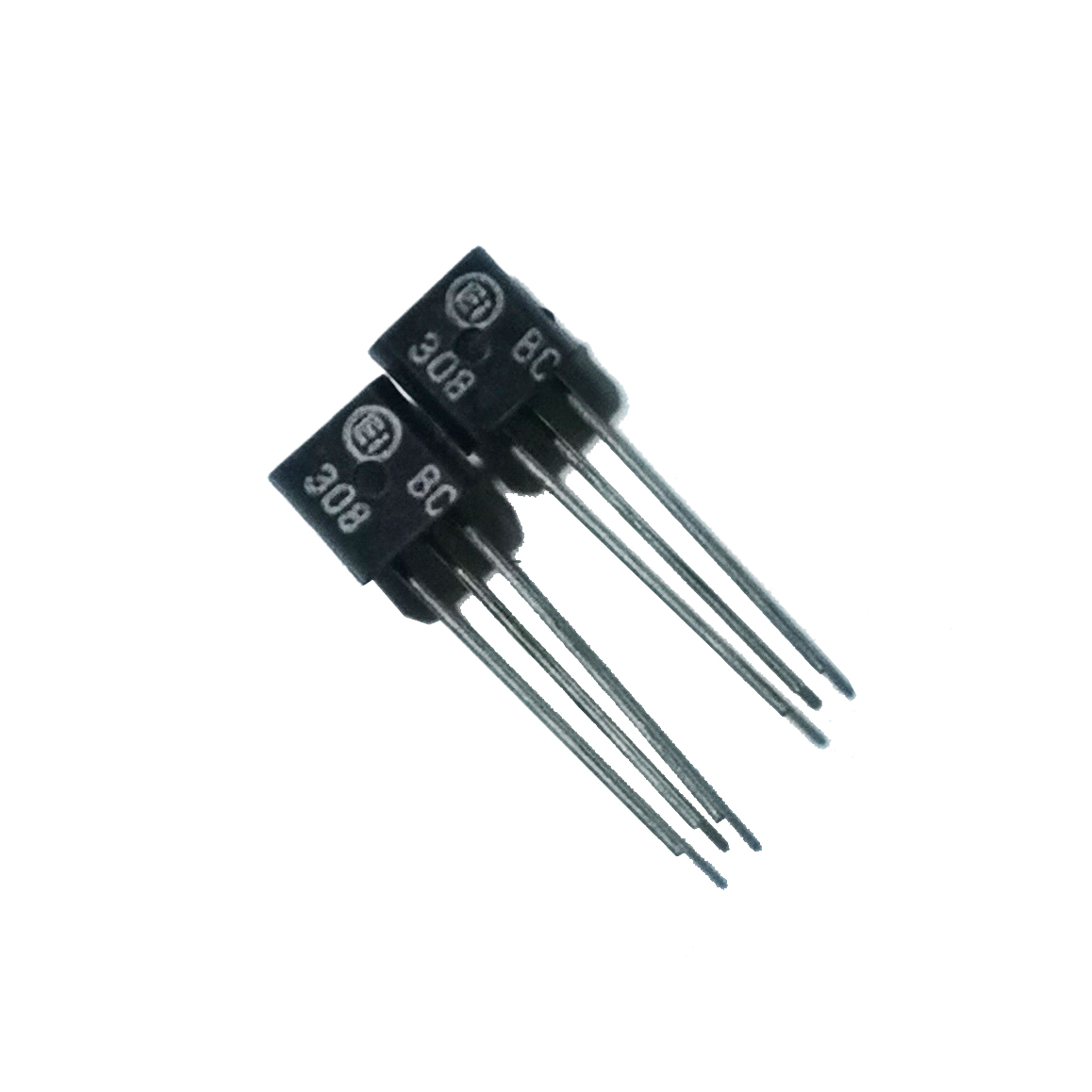 10 Pezzi Transistor UBR BC308B PNP 30V TO-92, Per Commutazione E Amplificazione In Silicone Epitassiale