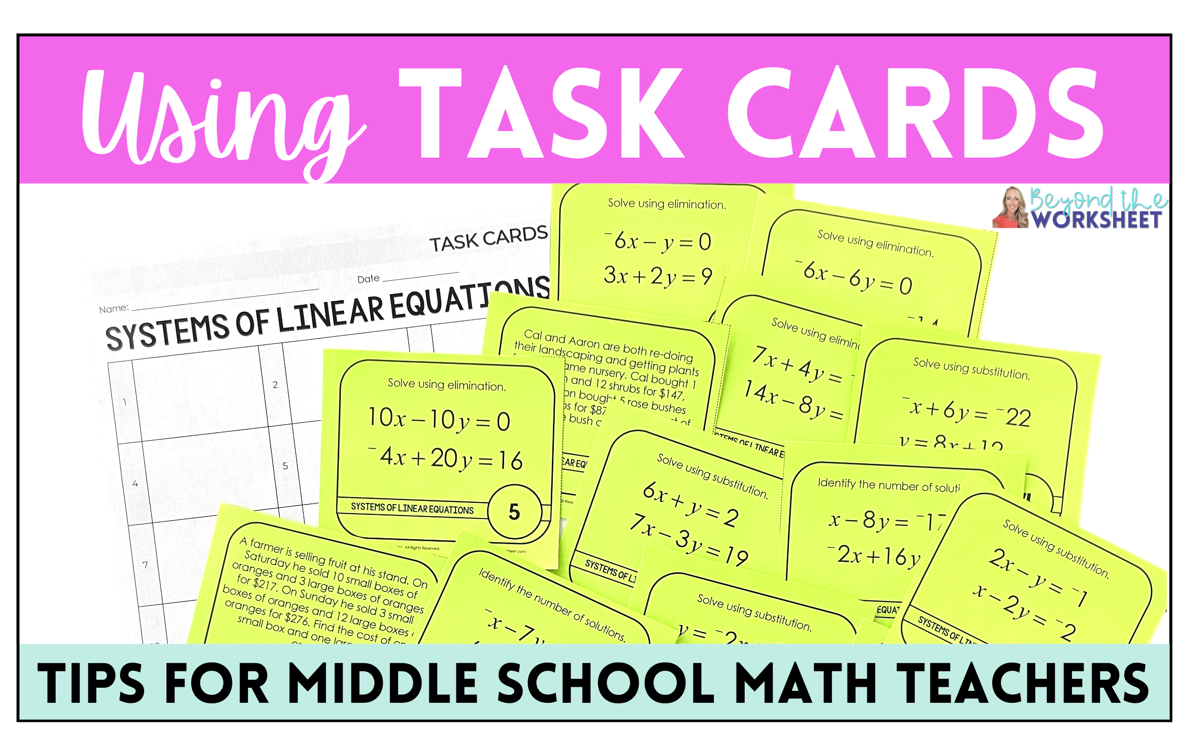 More Task Card Ideas