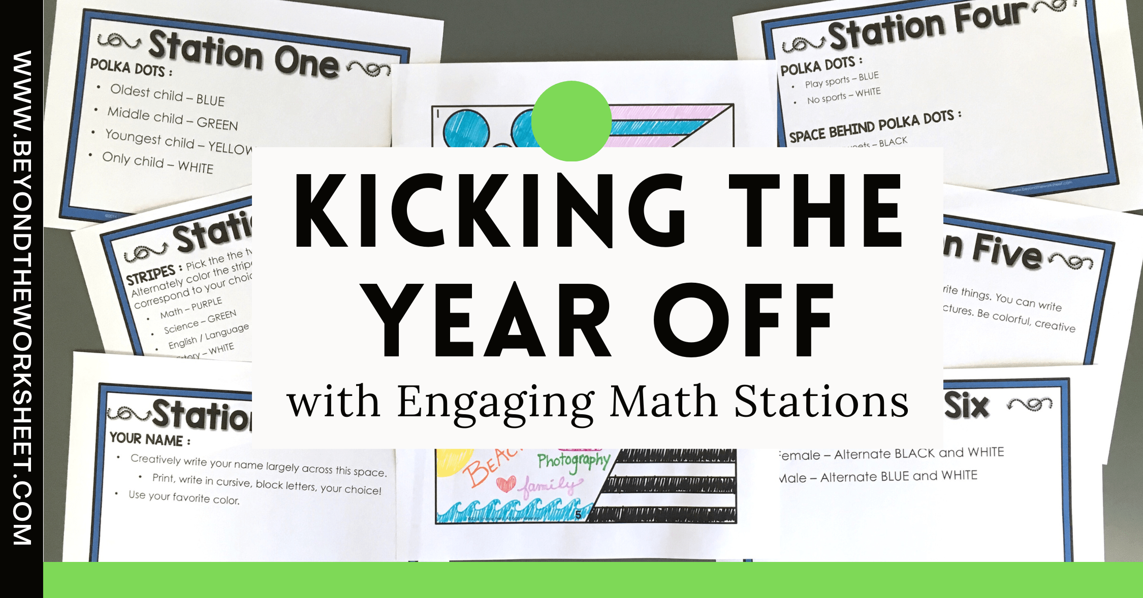 Kicking Off the Year with Engaging Math Stations
