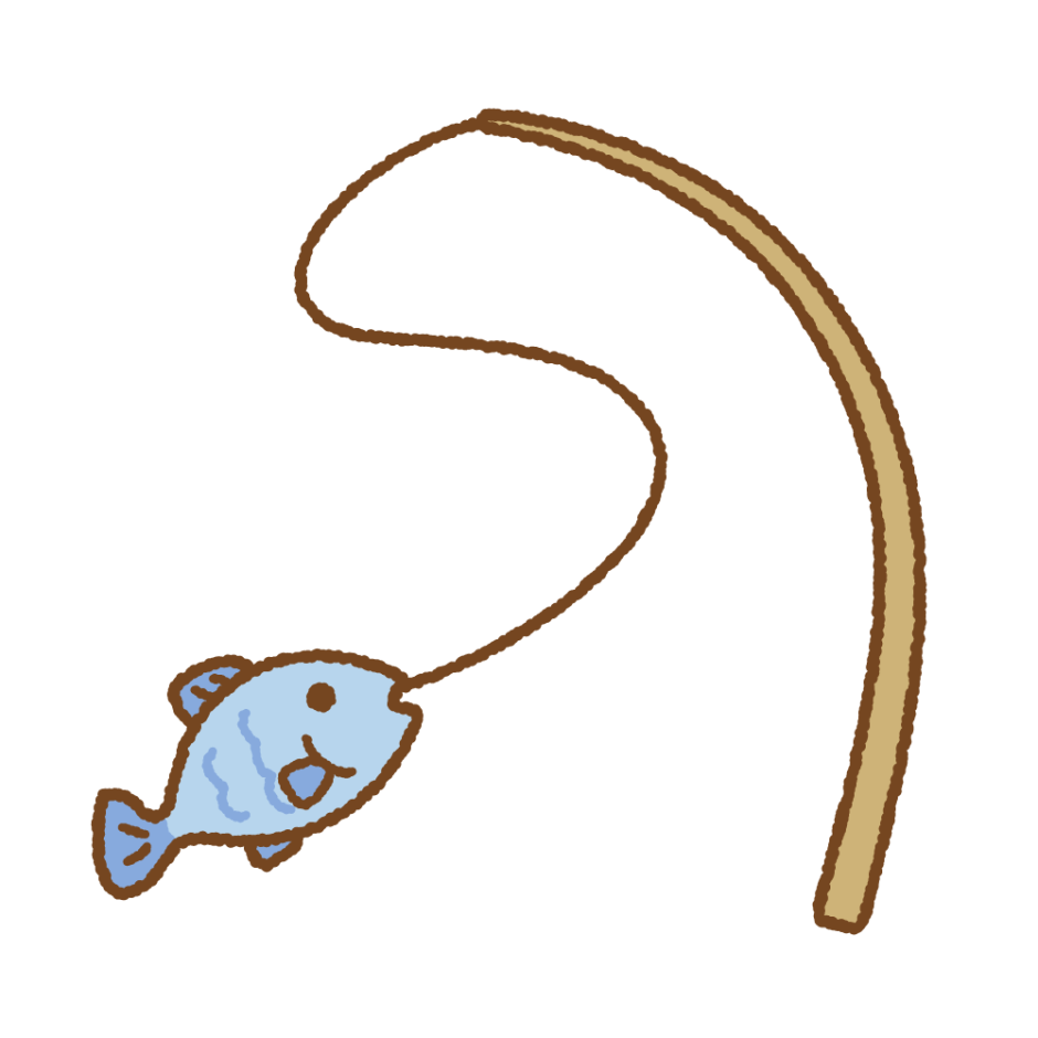 釣りのイラスト