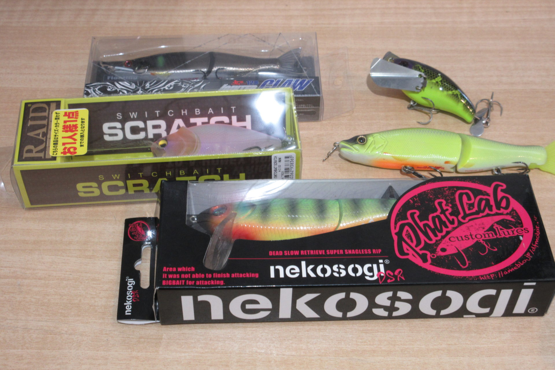 釣具いちばん館の買取情報 レイドジャパンのスクラッチやジョイクロ ネコソギなどのルアーをお売り頂きました 釣具いちばん館