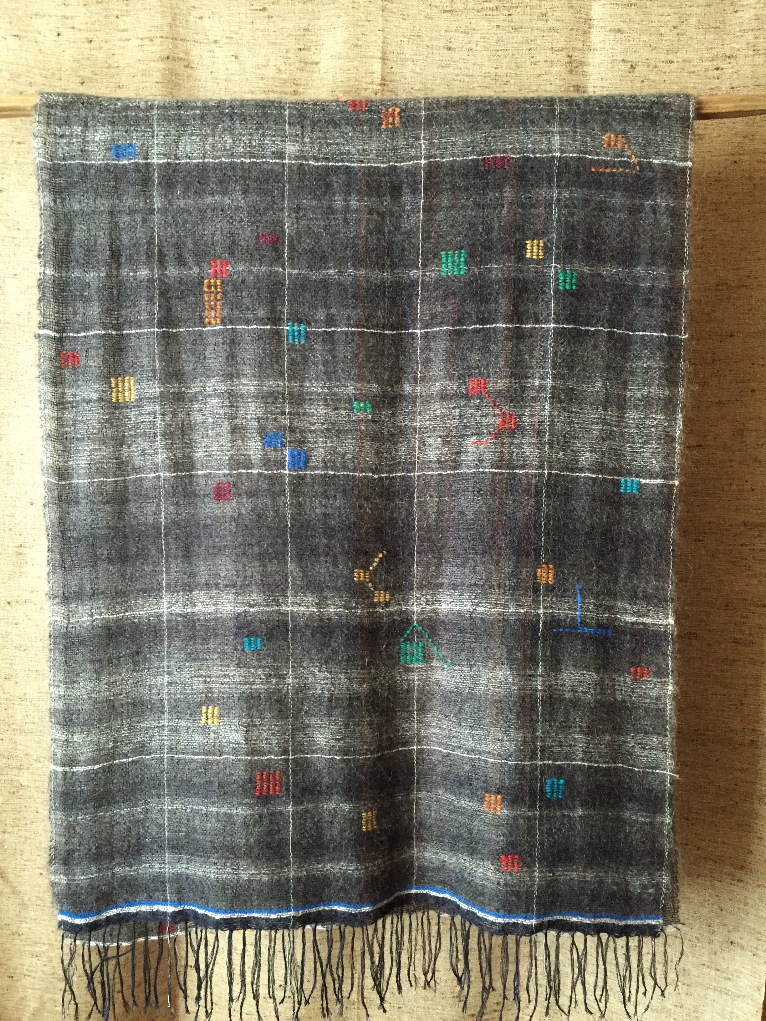 ウールストール（ステッチ）