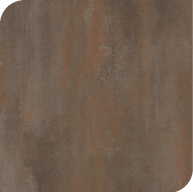A swatch of dark brown stone look vinyl