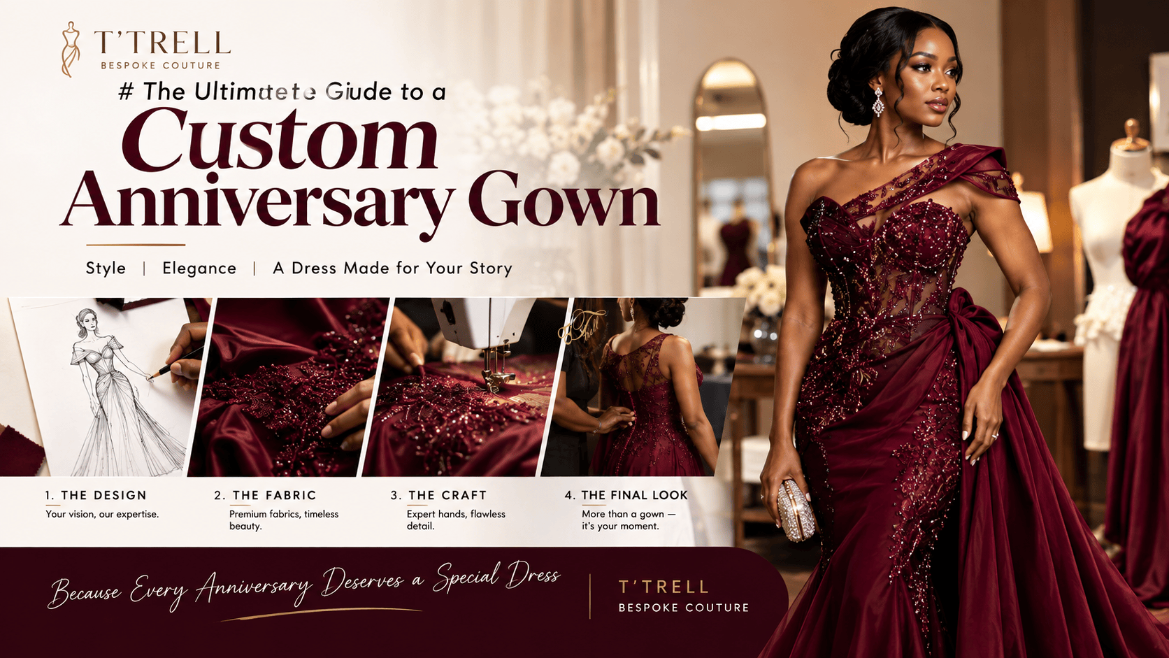 custom anniversary gown
