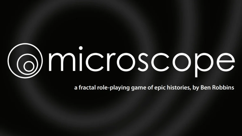 The Microscope RPG logo.