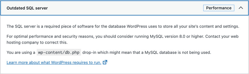 How Do You Find What Sql Version WordPress is Using