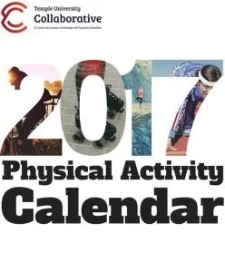 Screenshot of a document titled "2017 Physical Activity Calendar"