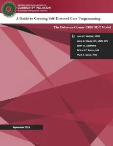 Screenshot of a document titled "A Guide to Creating Self-Directed Care Programming"