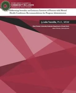 Screenshot of a document titled "Addressing Sexuality and Intimacy Interests"