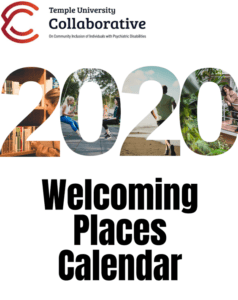 Screenshot of a document titled "2020 Welcoming Places Calendar"