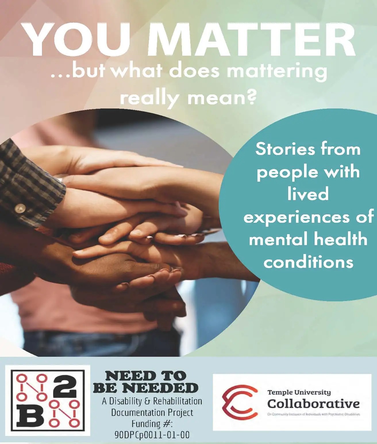 Screenshot of a document titled "You Matter...but what does mattering really mean?"