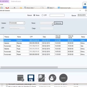 Sistema de Gestão para controle de acesso para portarias em Visual Basic com MySQL com código fonte cloud