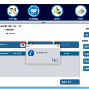Sistema de Gestão Comercial Controle e Ponto de Vendas Estoque com Fluxo de Caixa em Java com MySQL com código fonte Cloud
