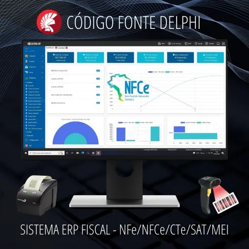 Código Fonte Completo Projeto Delphi Sistema ERP Fiscal 5 – VM Completa - Imagem 4