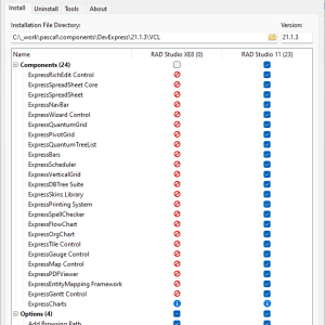 DevExpress VCL Controls v24.2.7 Delphi XE7-13 Florence Full Source + DxAutoInstaller