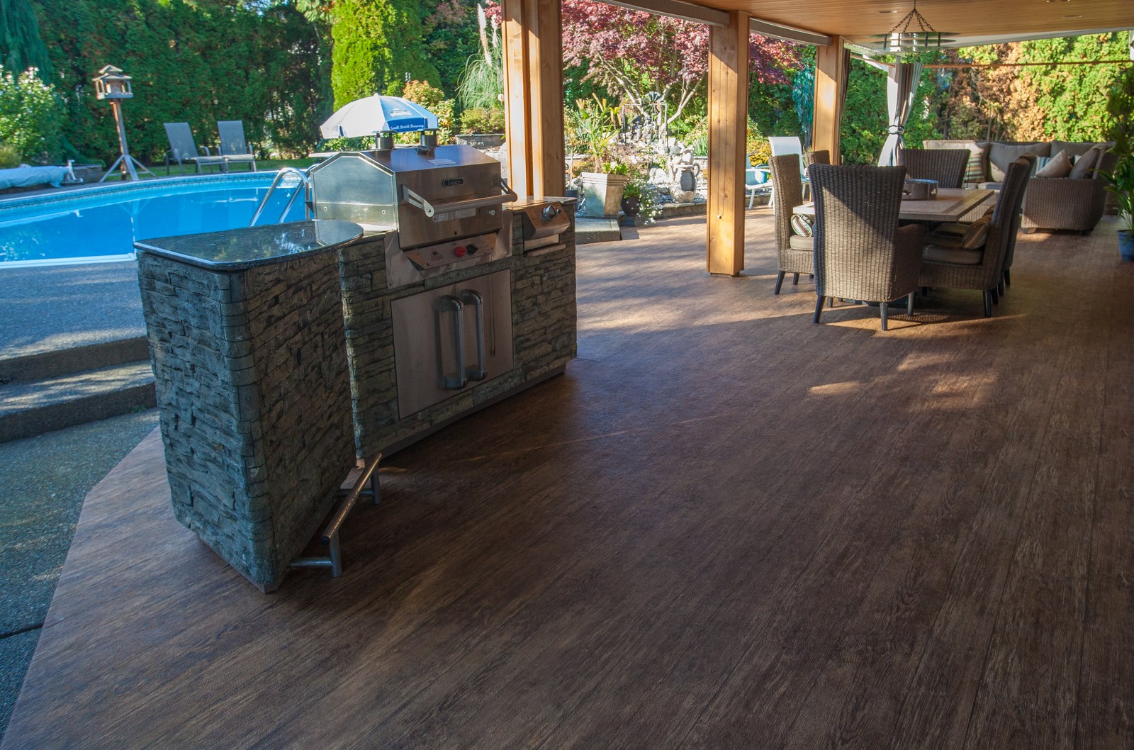 Laminate, which is also known as floating floors have come a long way since their original inception in their 1970's. 4 Tips for Outdoor Kitchens on Vinyl Decks & Patios