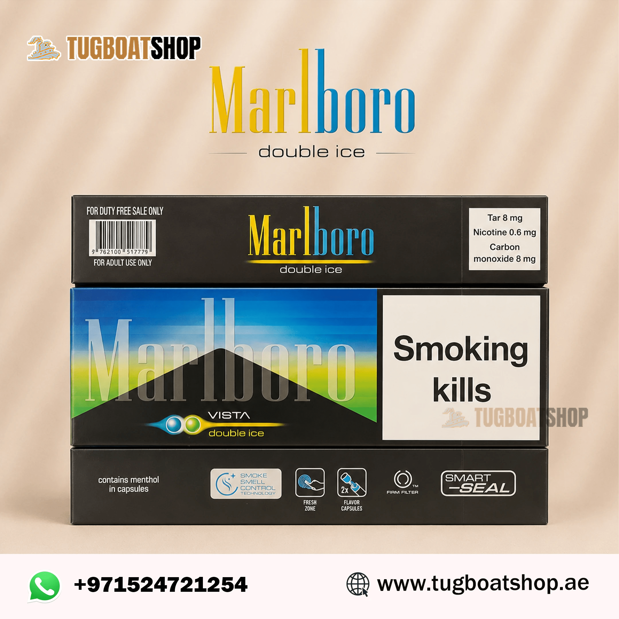 Marlboro Cigarettes Double Ice in Dubai UAE