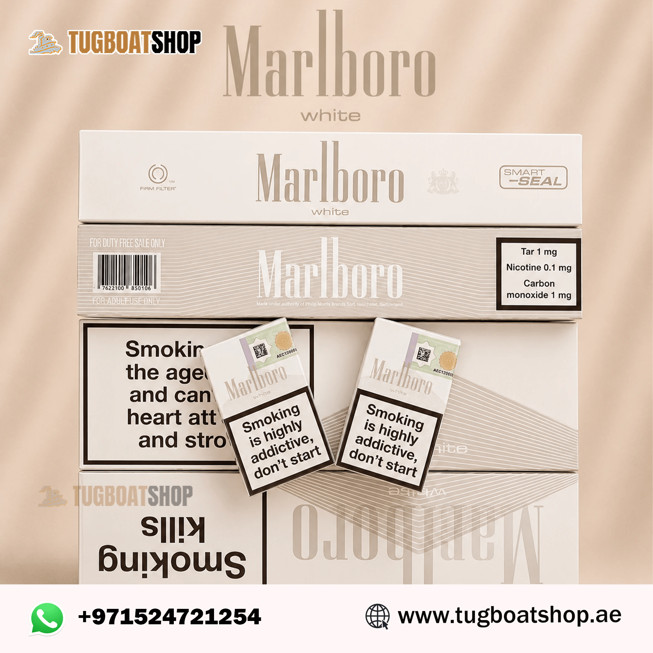 Marlboro Cigarettes White in Dubai UAE