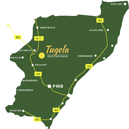 Tugela River Map Location Map 