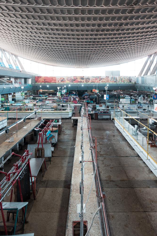 Markthalle außer Betrieb