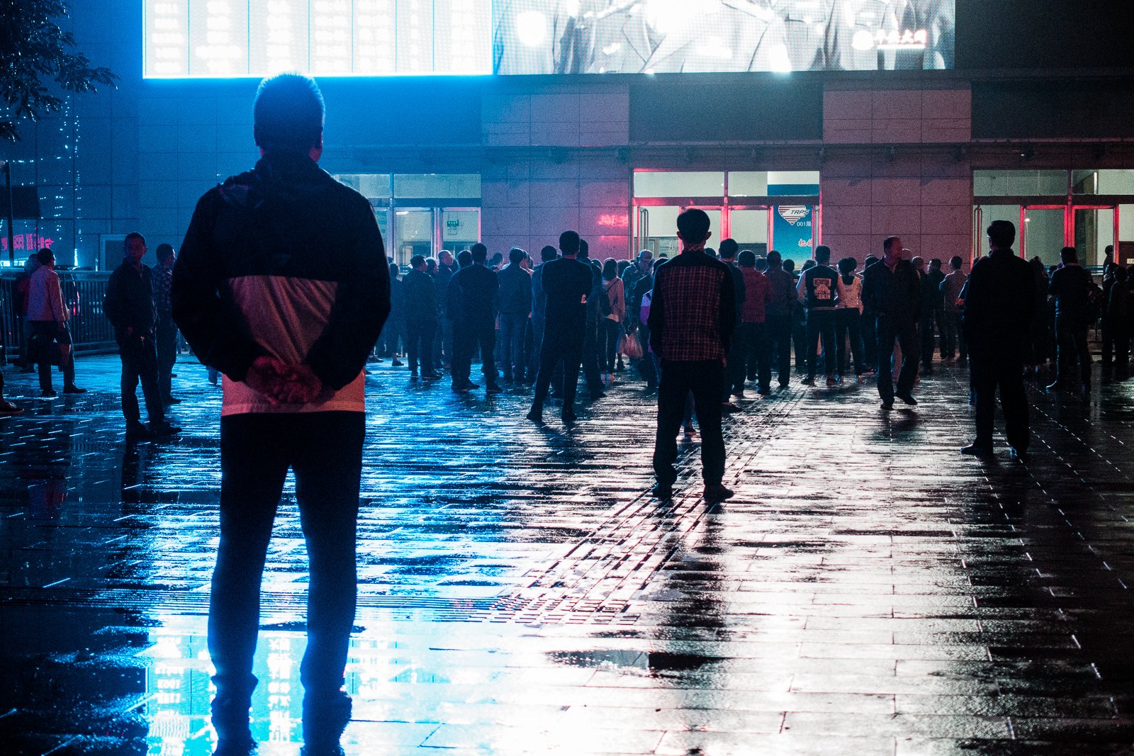 Abholer am Bahnhof in Datong