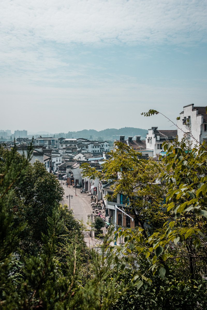 huangshan city view