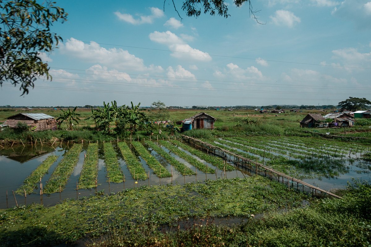Außenbezirke Yangon