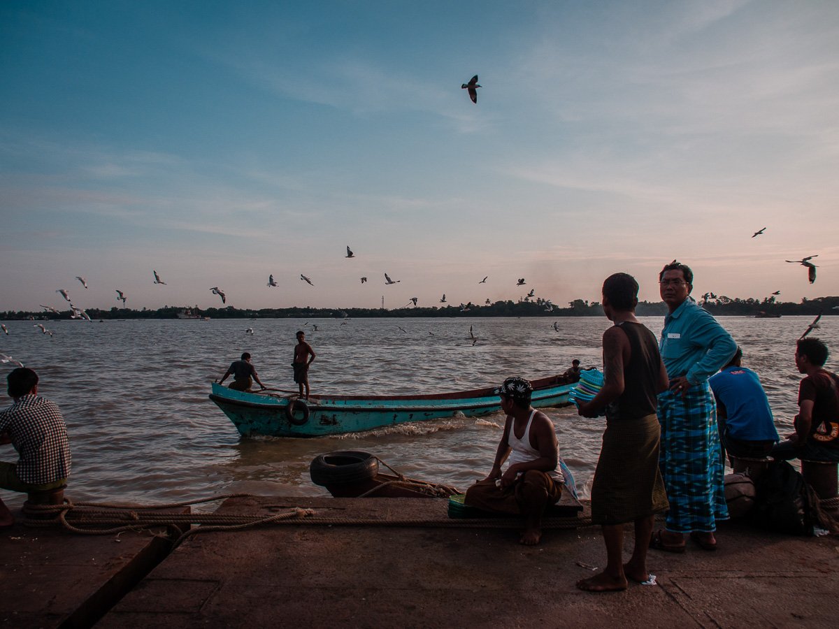 Sunset at Botataung I