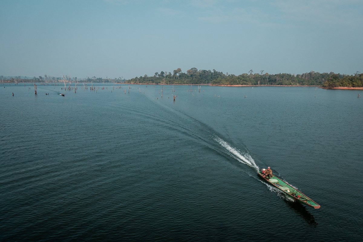 Wo vorher kein See war, gibts jetzt Fischer