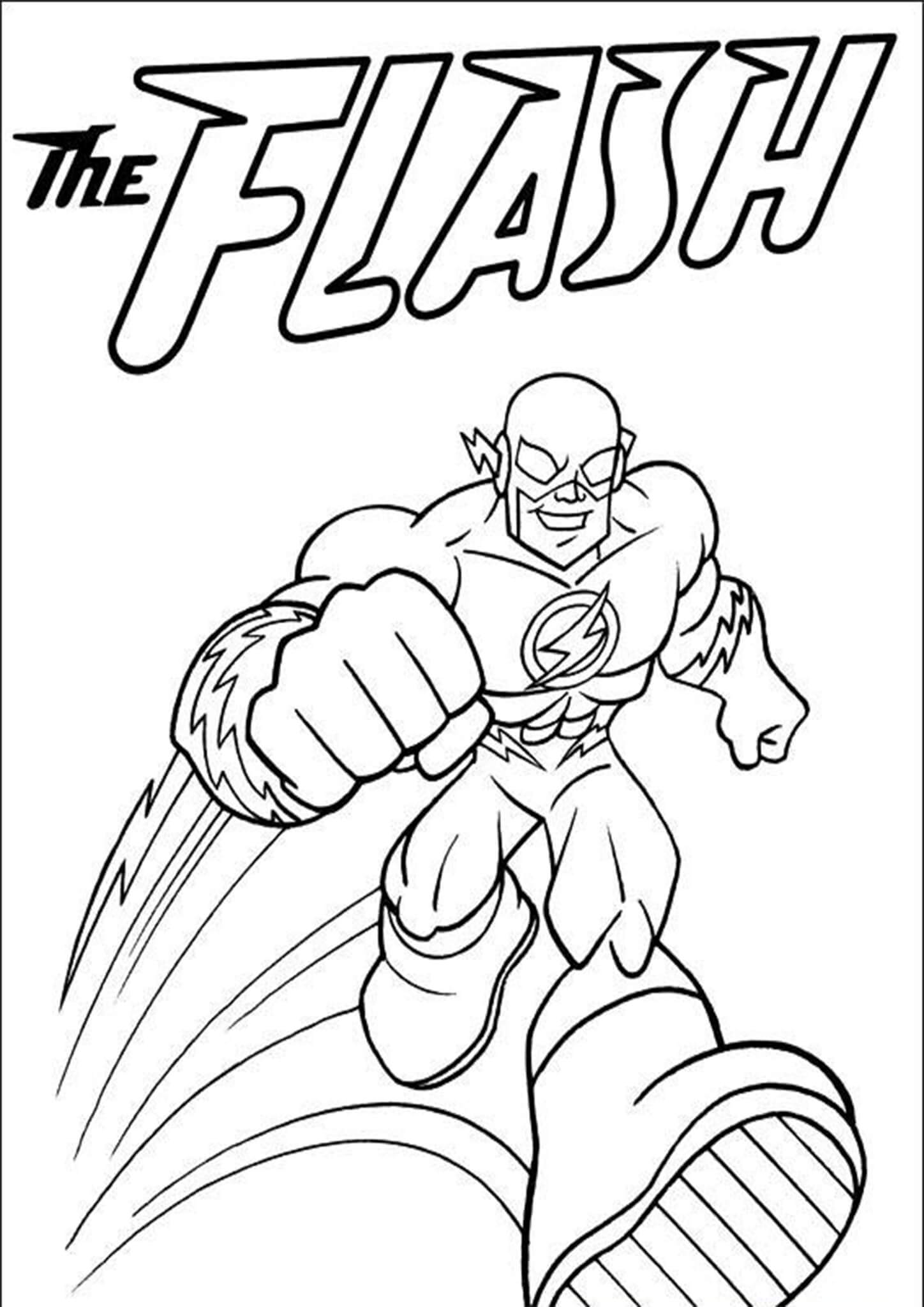 Free & easy to print flash coloring pages