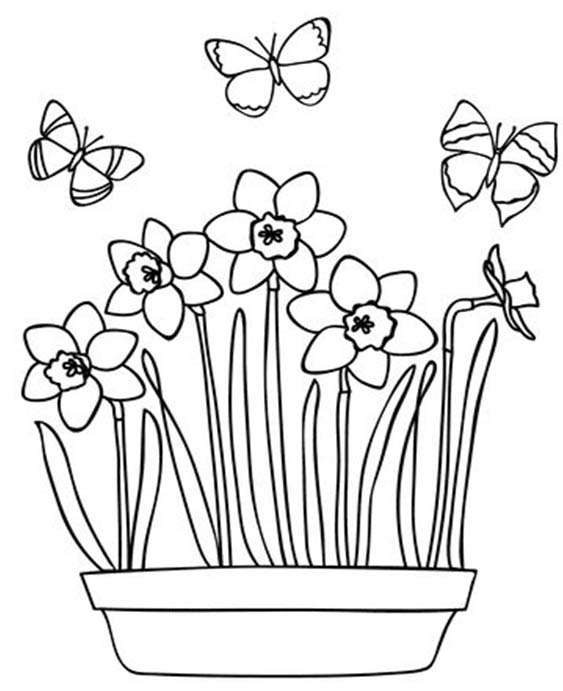 free easy to print spring coloring pages tulamama