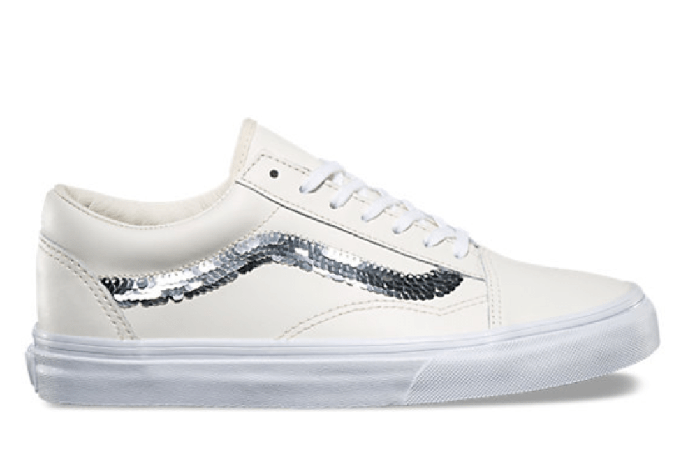 black sequins vans