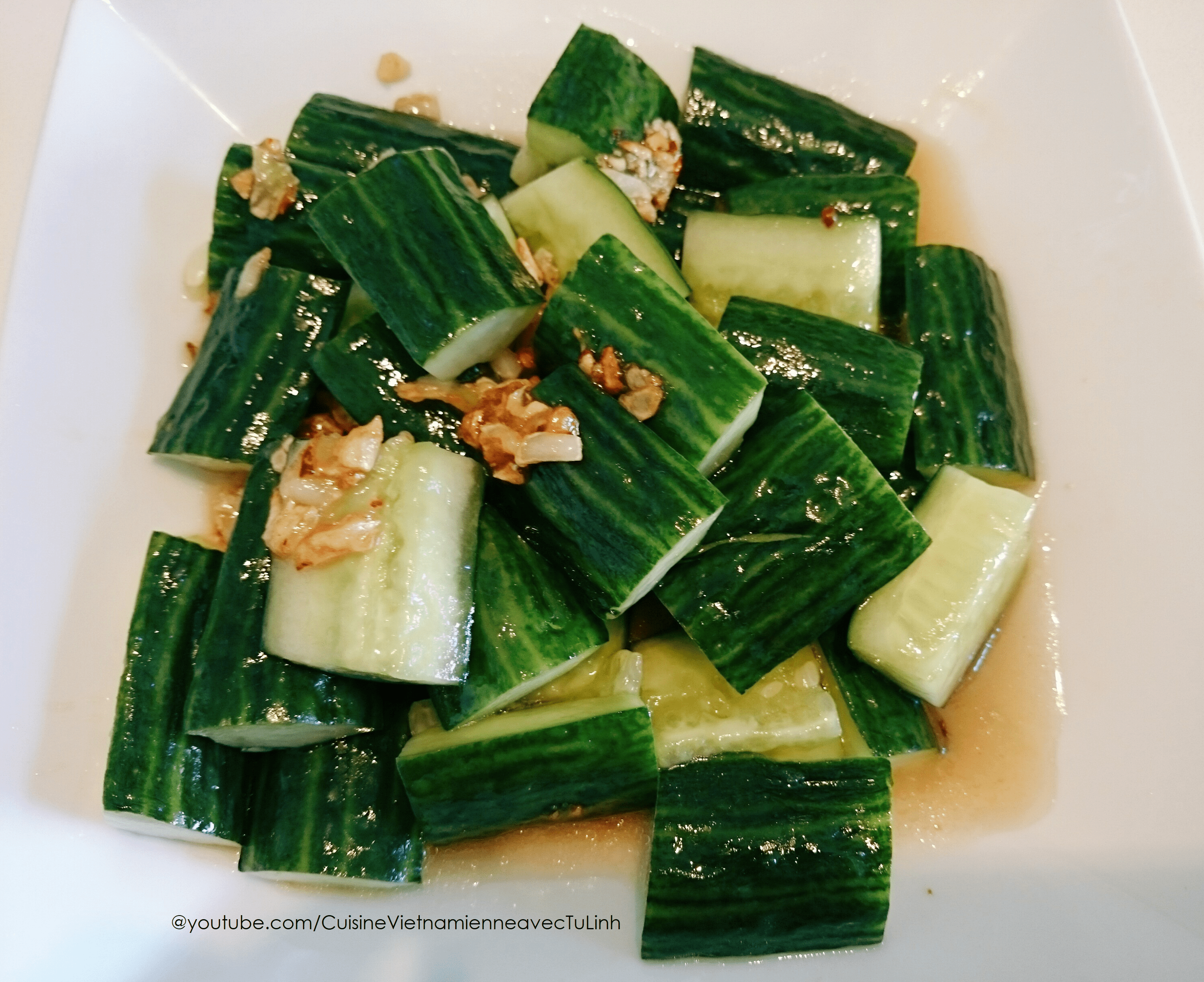 Salade de concombre chinoise