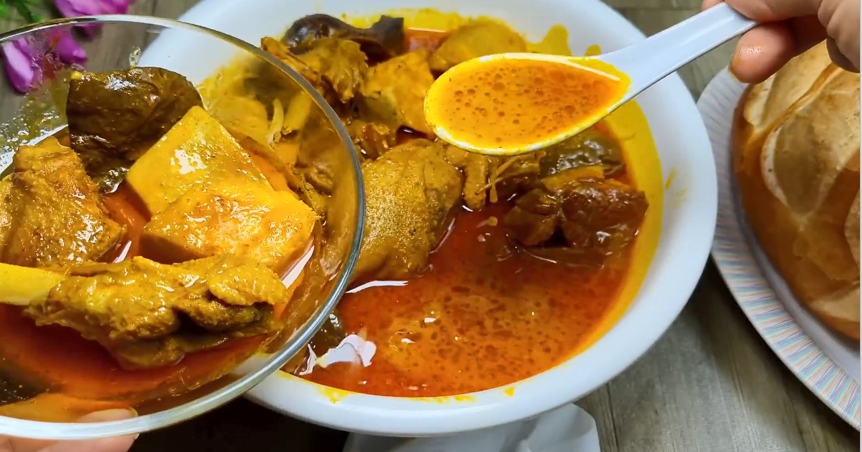 Curry de canard au lait de coco