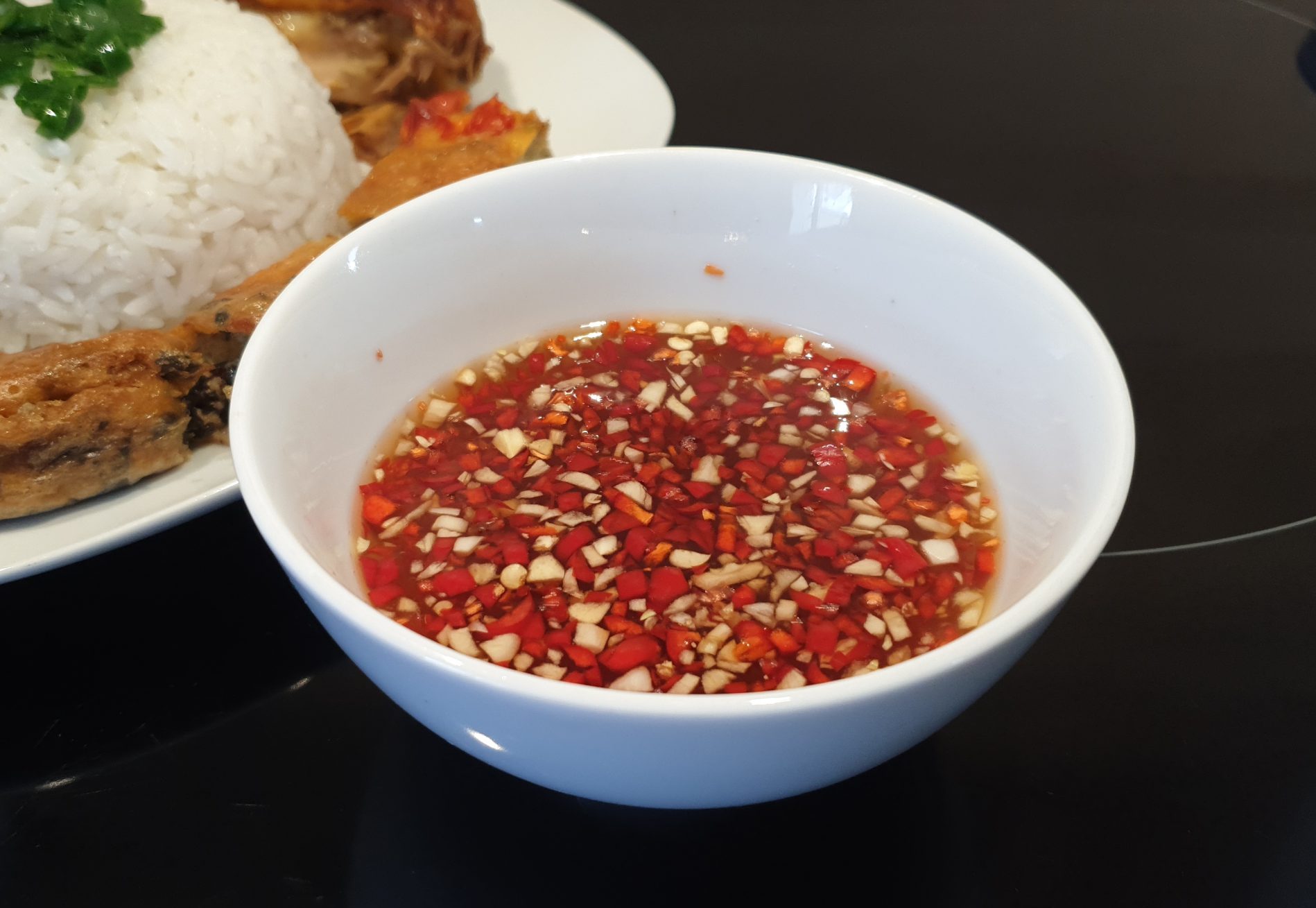 Sauce nuoc mam Riz aux trois trésors | tulinhduong.com