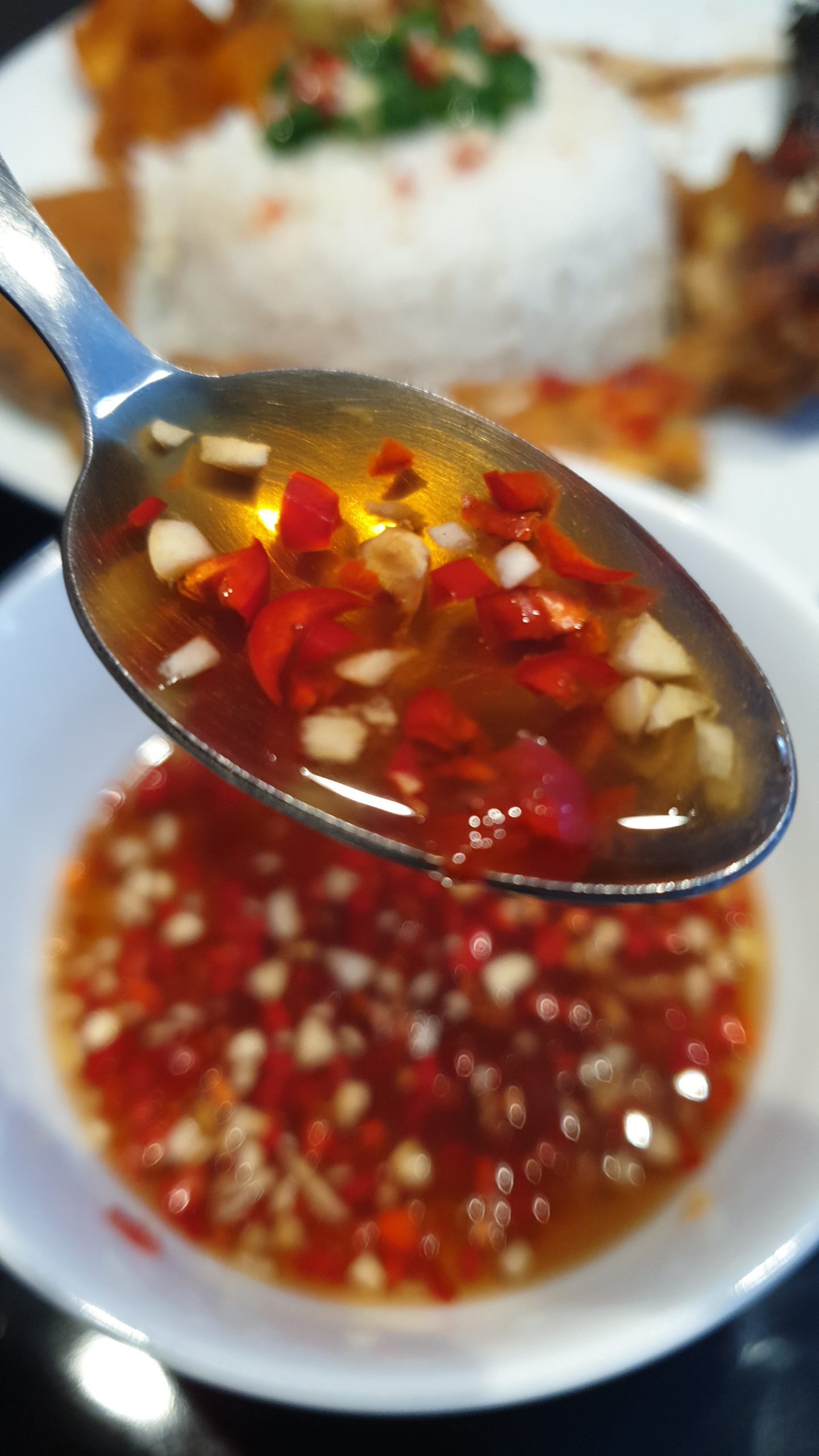 Sauce nuoc mam Riz aux trois trésors | tulinhduong.com