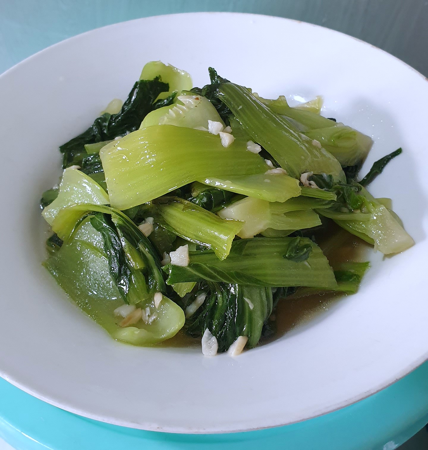 Bok choy sauté à la sauce d’huîtres - www.tulinhduong.com