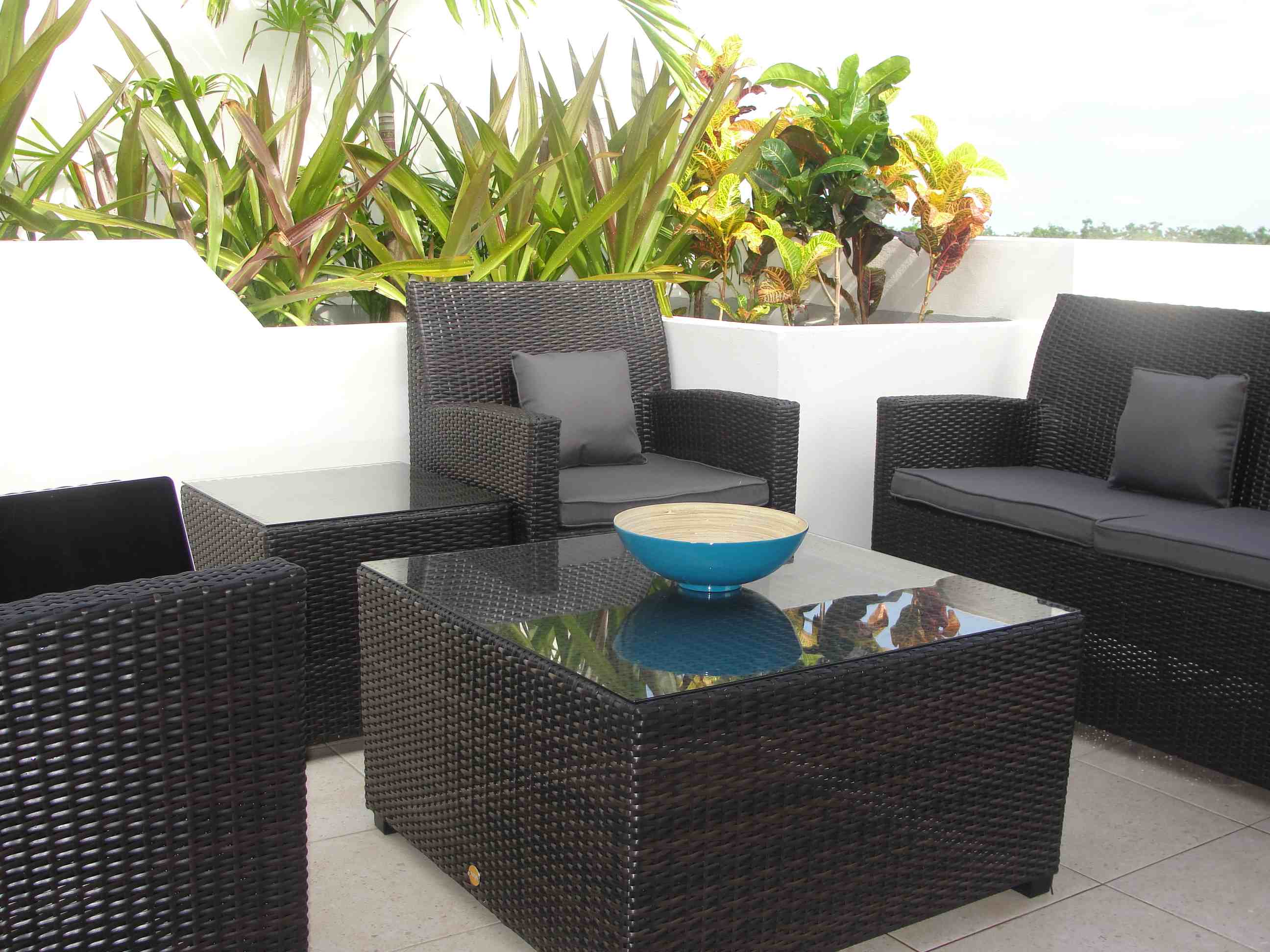 Upstairs exclusive (private) rooftop garden, jacuzzi and palapa - Tulum ...