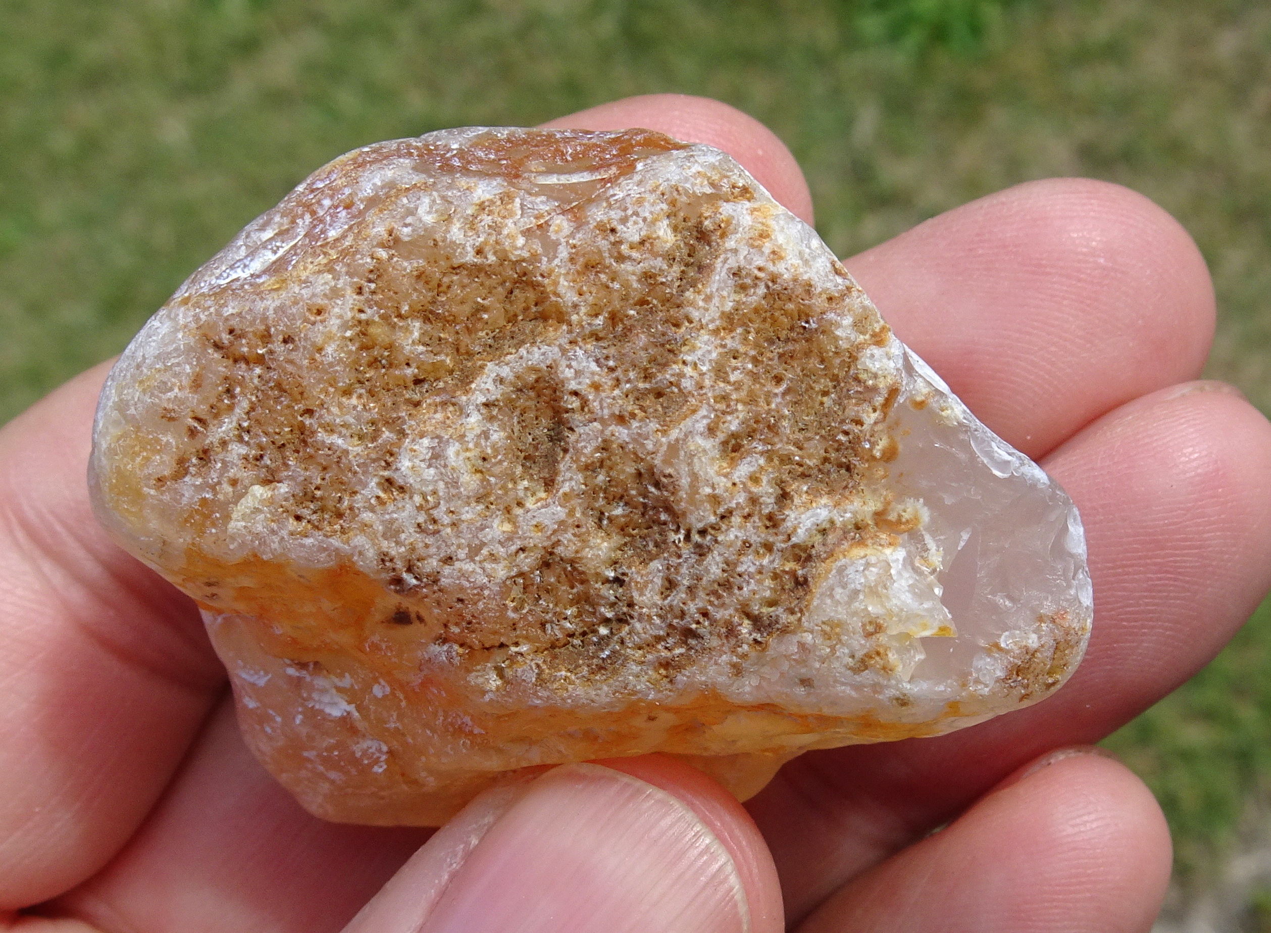 One of the other sides of the botryoidal chalcedony.