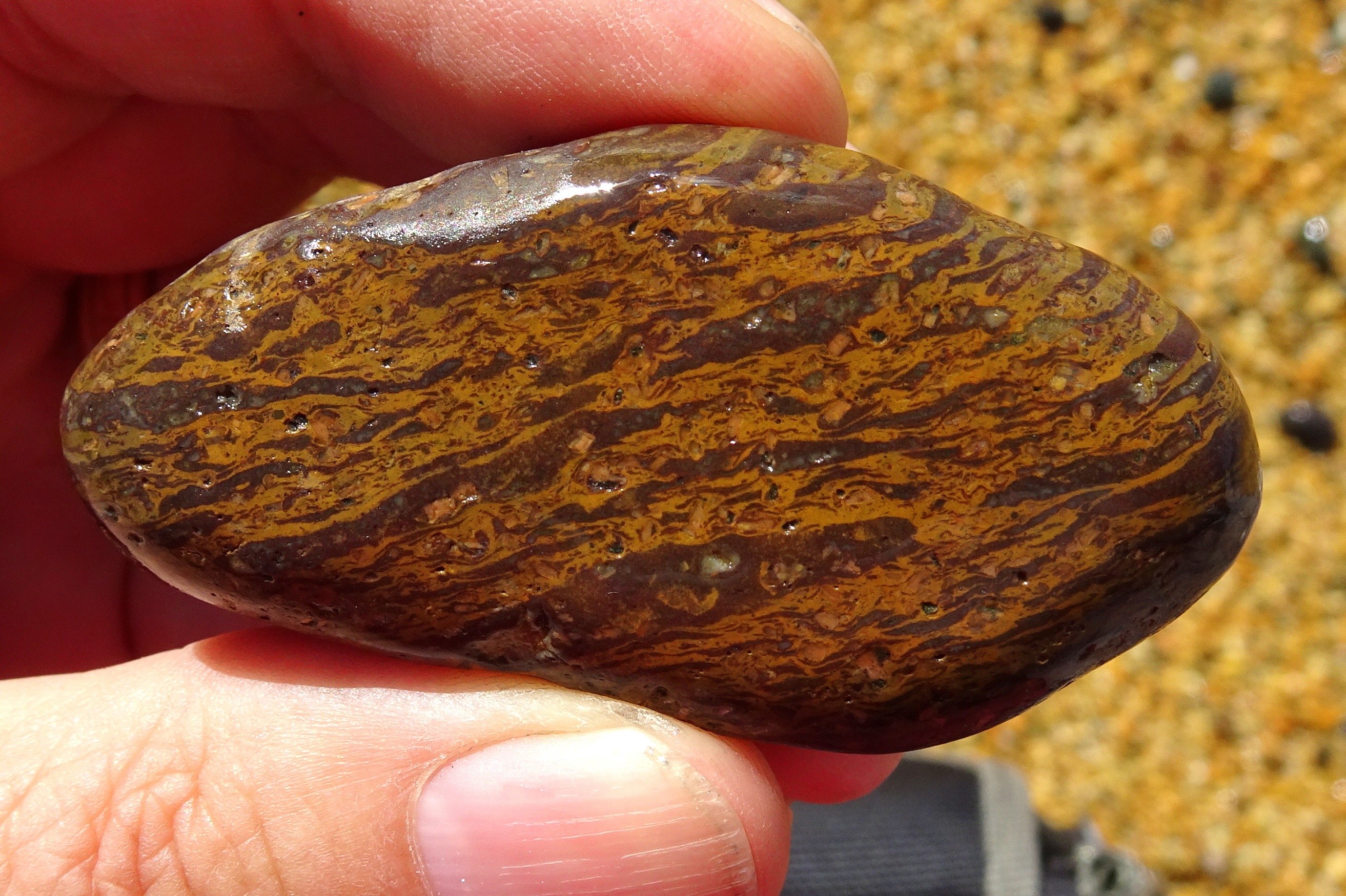 Probably rhyolite.