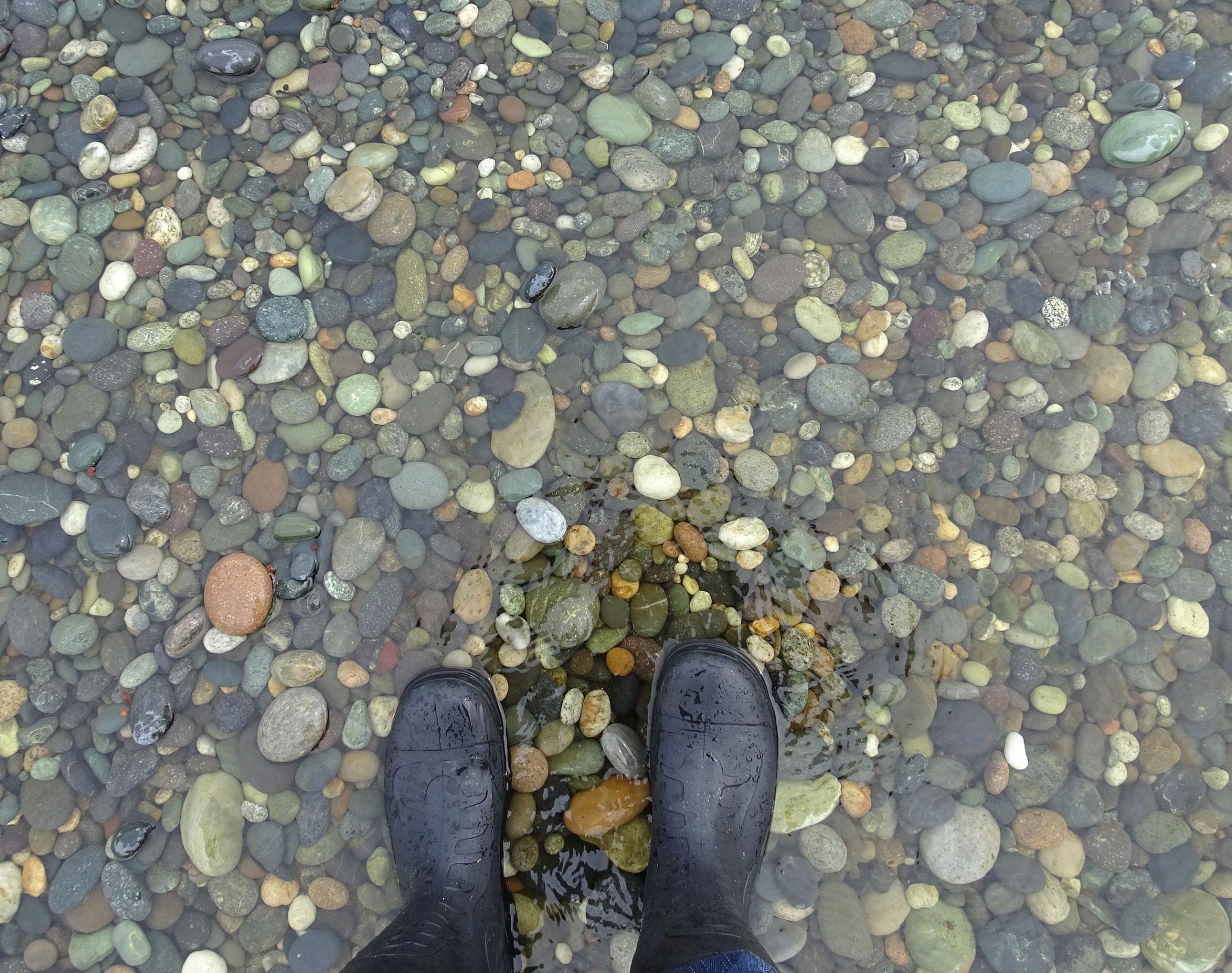Stones in the Taunoa Stream.