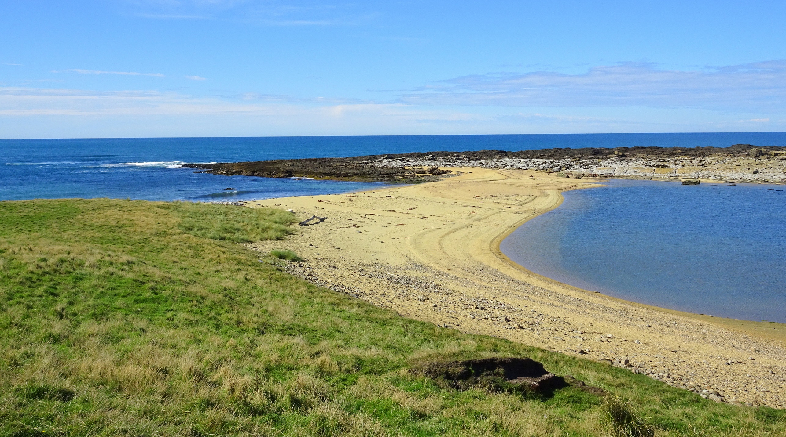 The small beach to the west of Slope Point that I visited with Oliver.