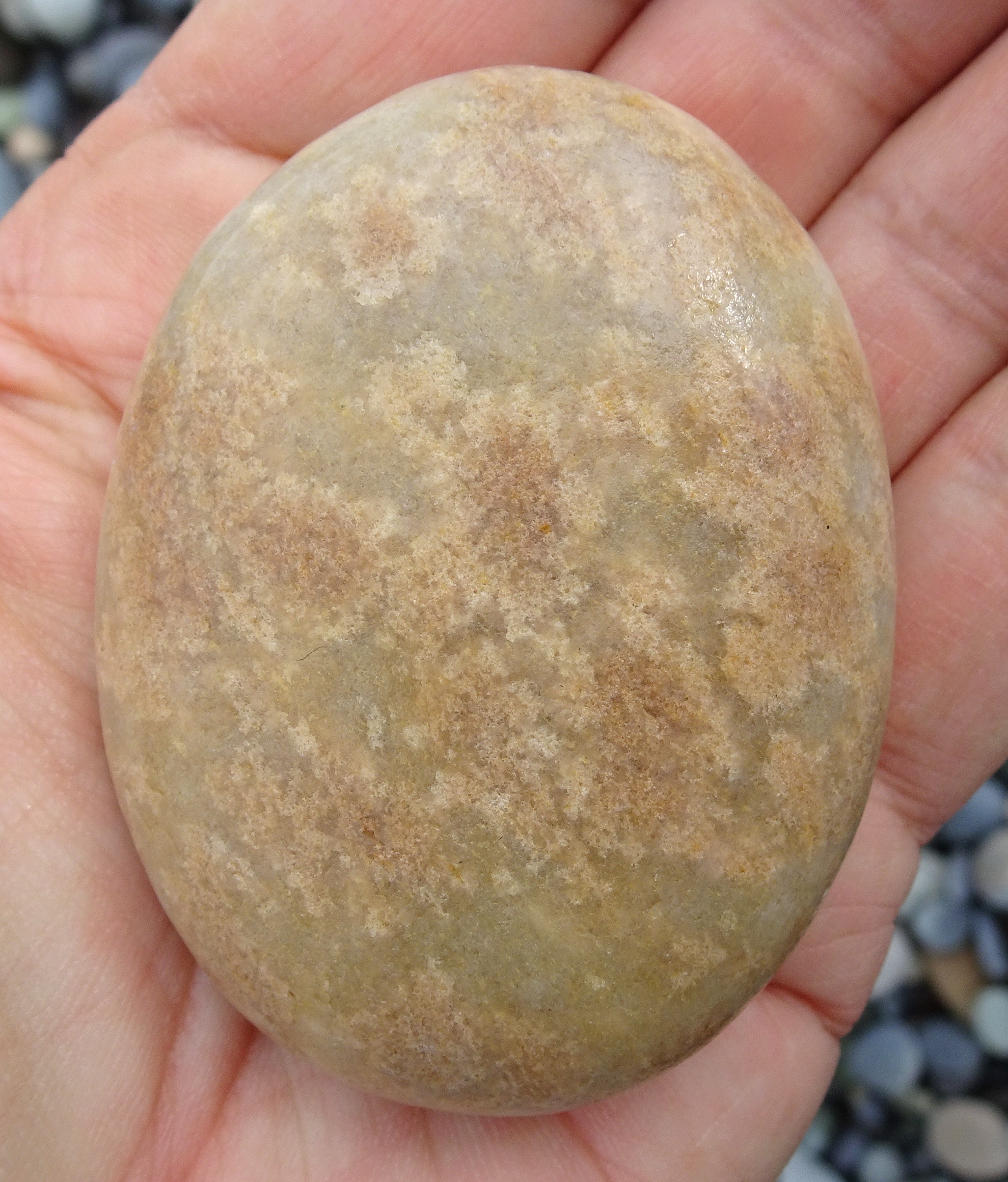 Probably iron-stained quartz of some sort.