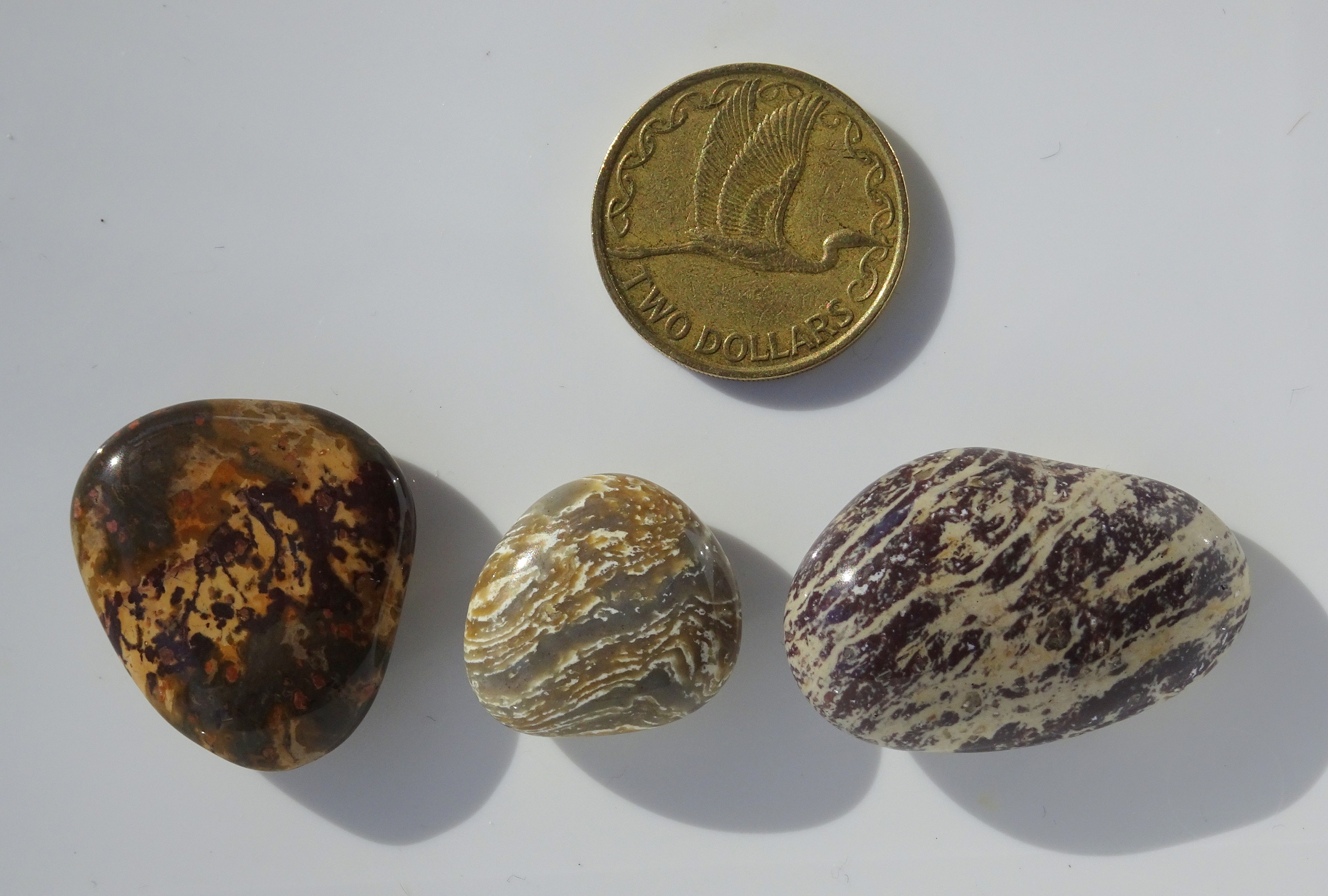 The three small stones.
