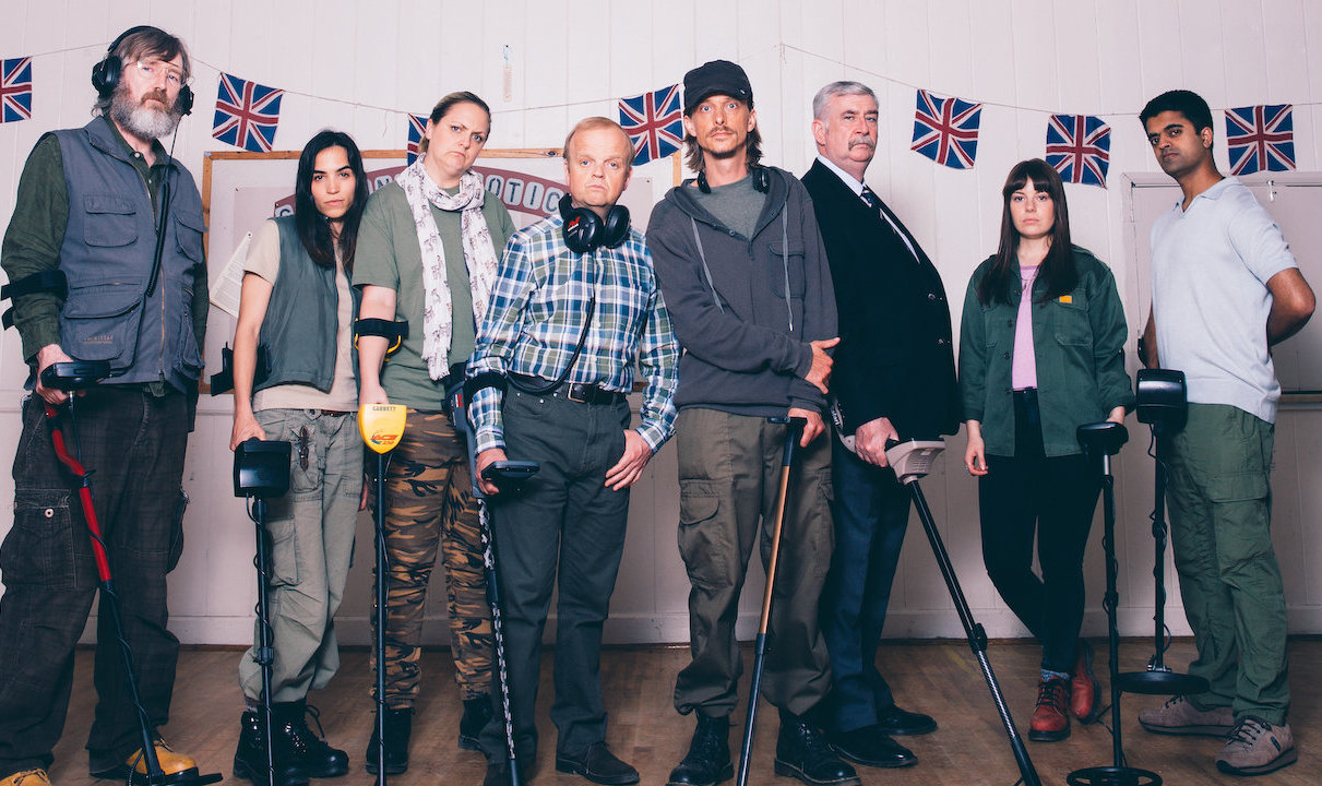 Danebury Metal Detecting Club, from "Detectorists". Source: https://www.netflix.com/nz/title/80065658