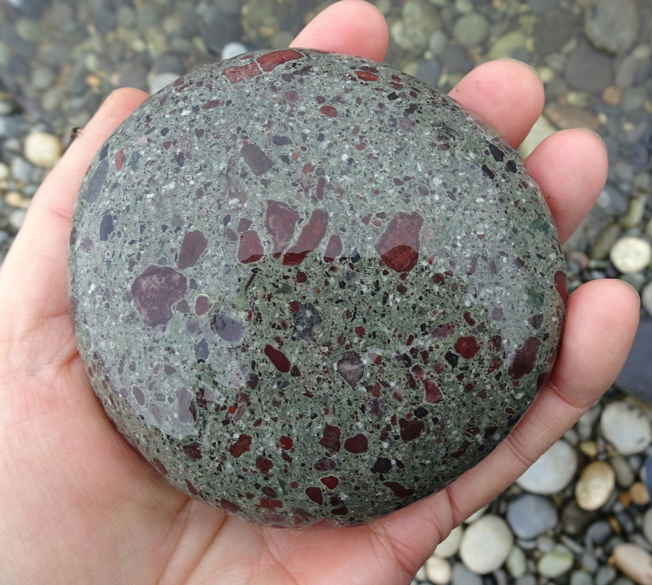 Too big to tumble, but will go in the "stone garden".