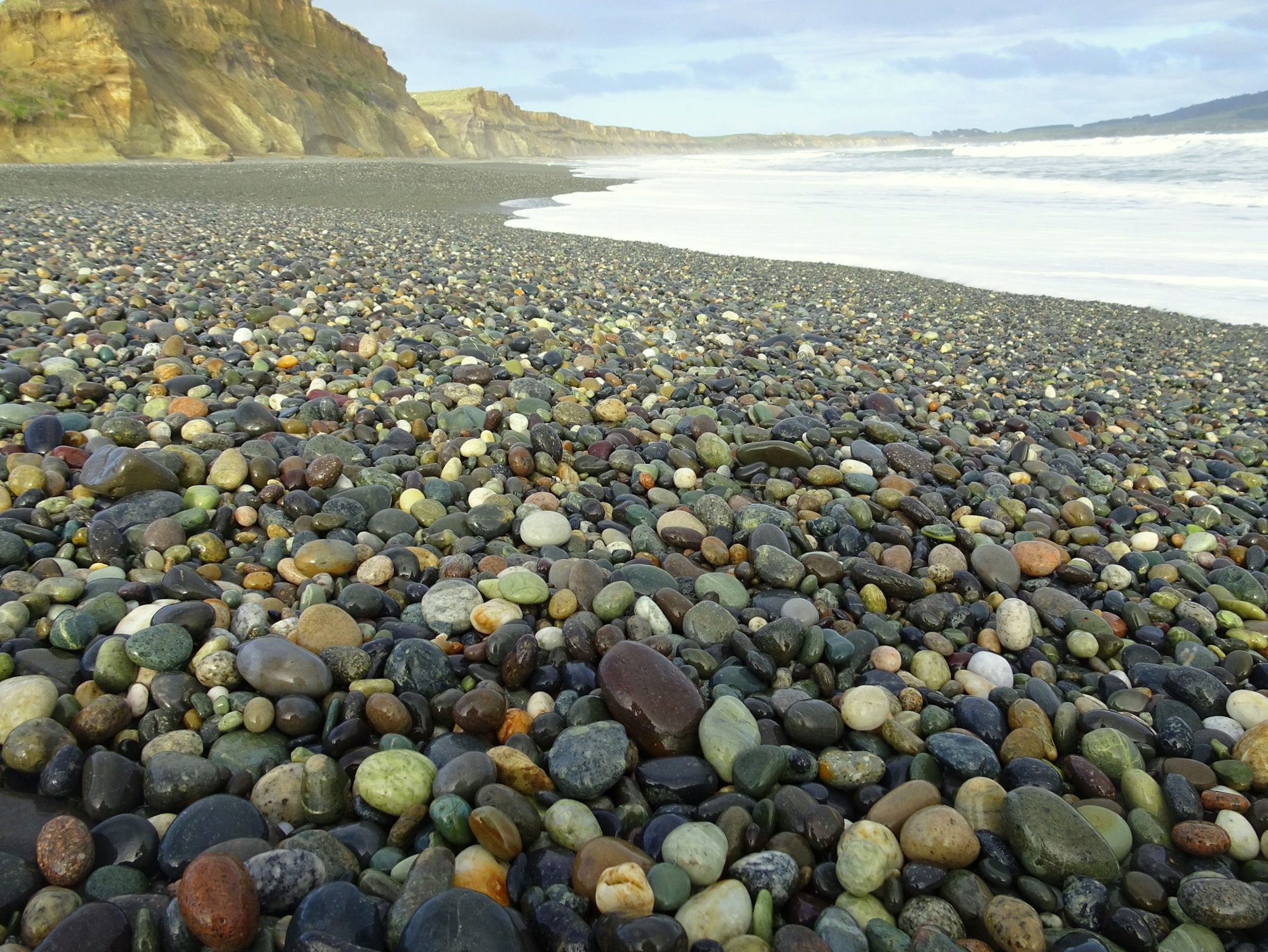Gemstone Beach today.