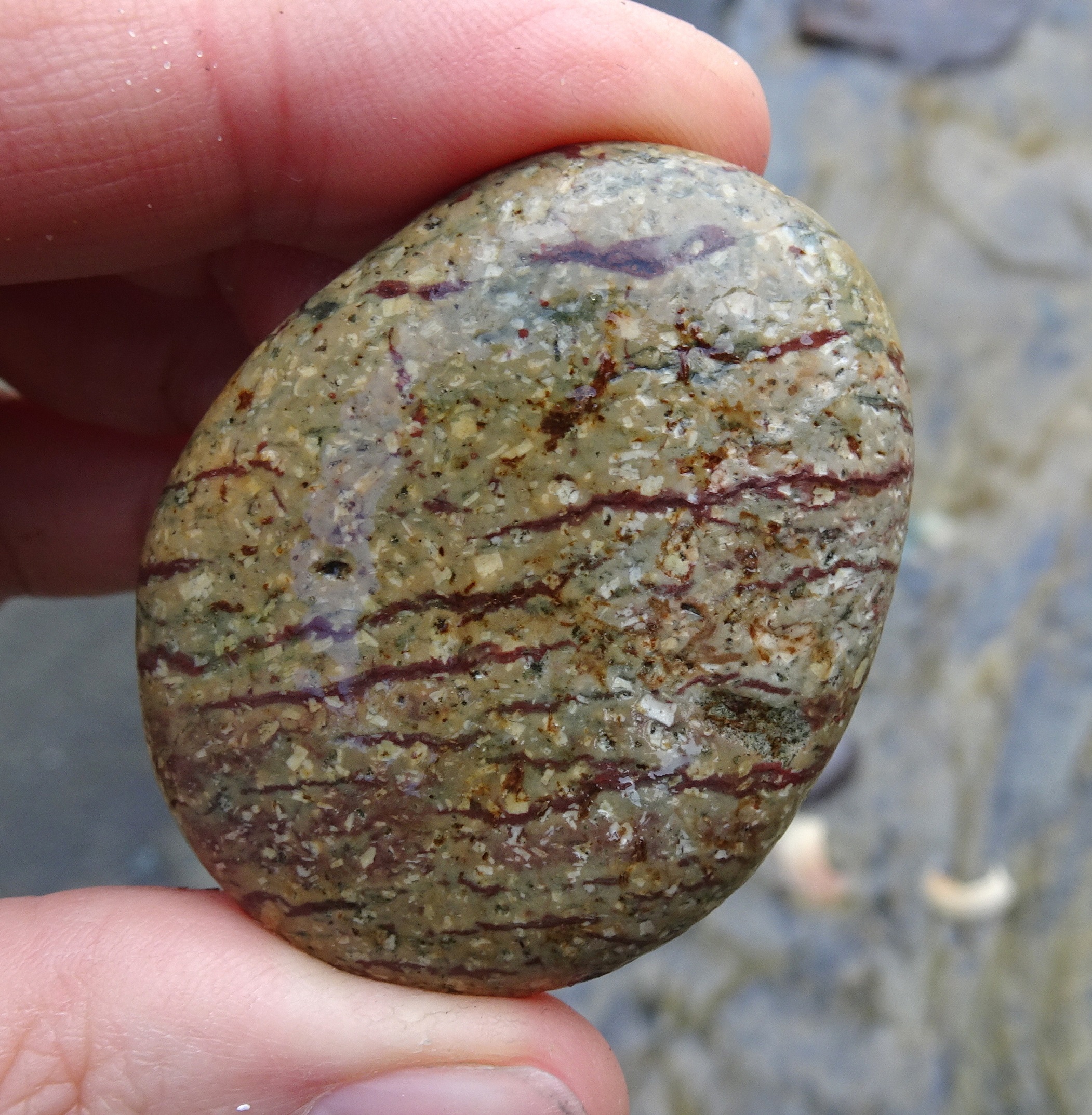 Probably a rhyolite.