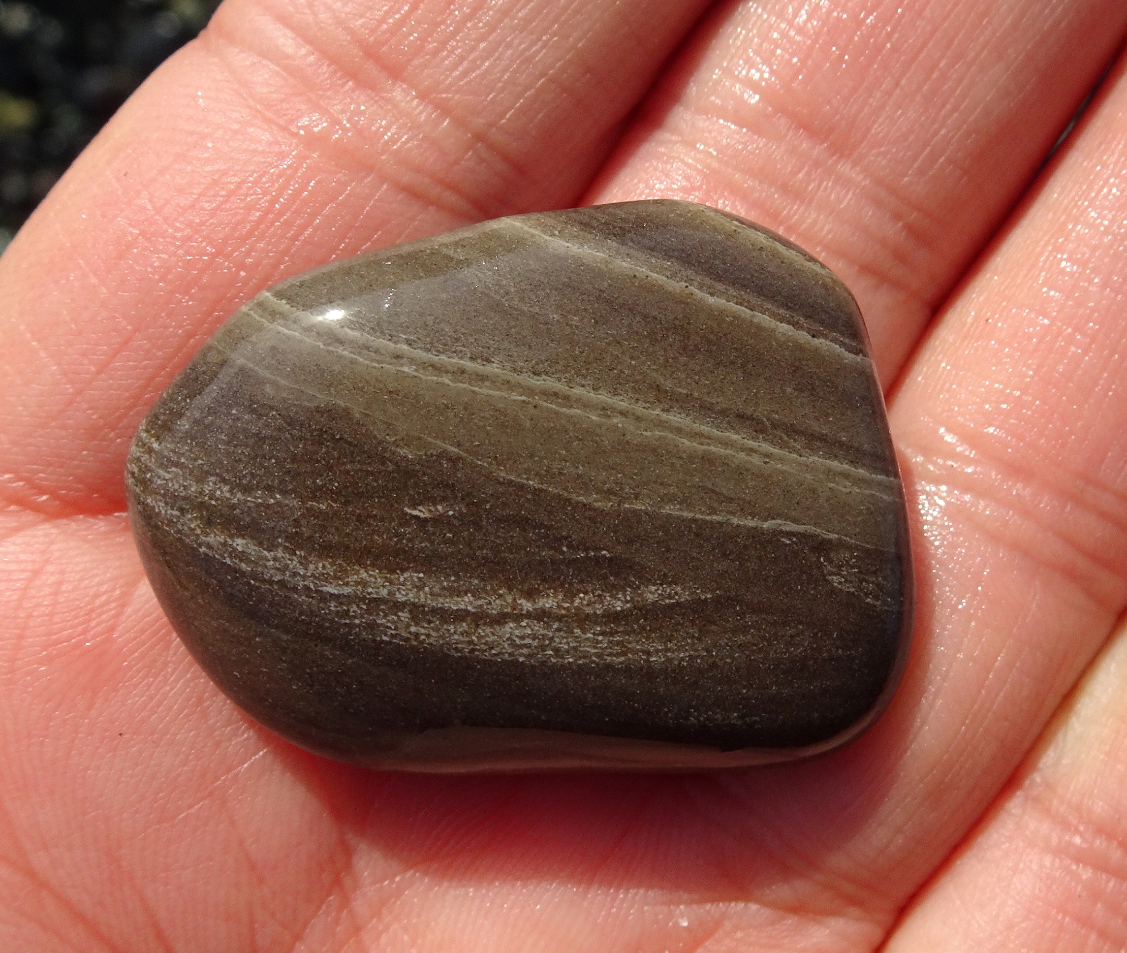 Another banded argillite, nice and smooth.