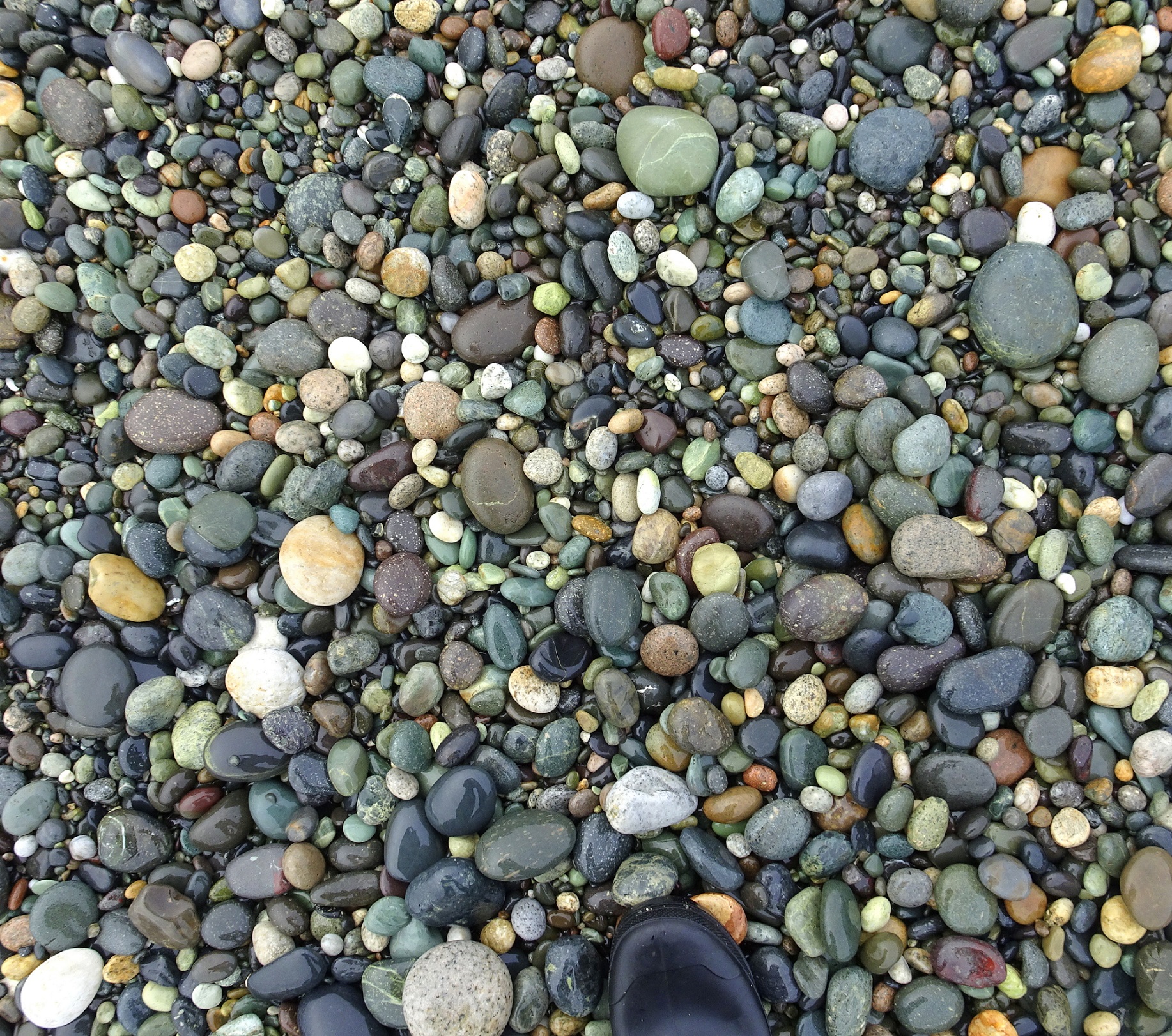 Gemstone Beach stones.